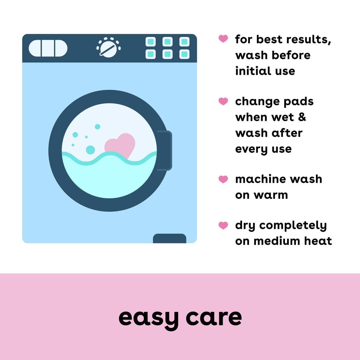 Bamboobies Nursing Pads, Ultra-Soft Velour, Reusable, Washable & Leak-Proof, 6 Ultra-Thin and 2