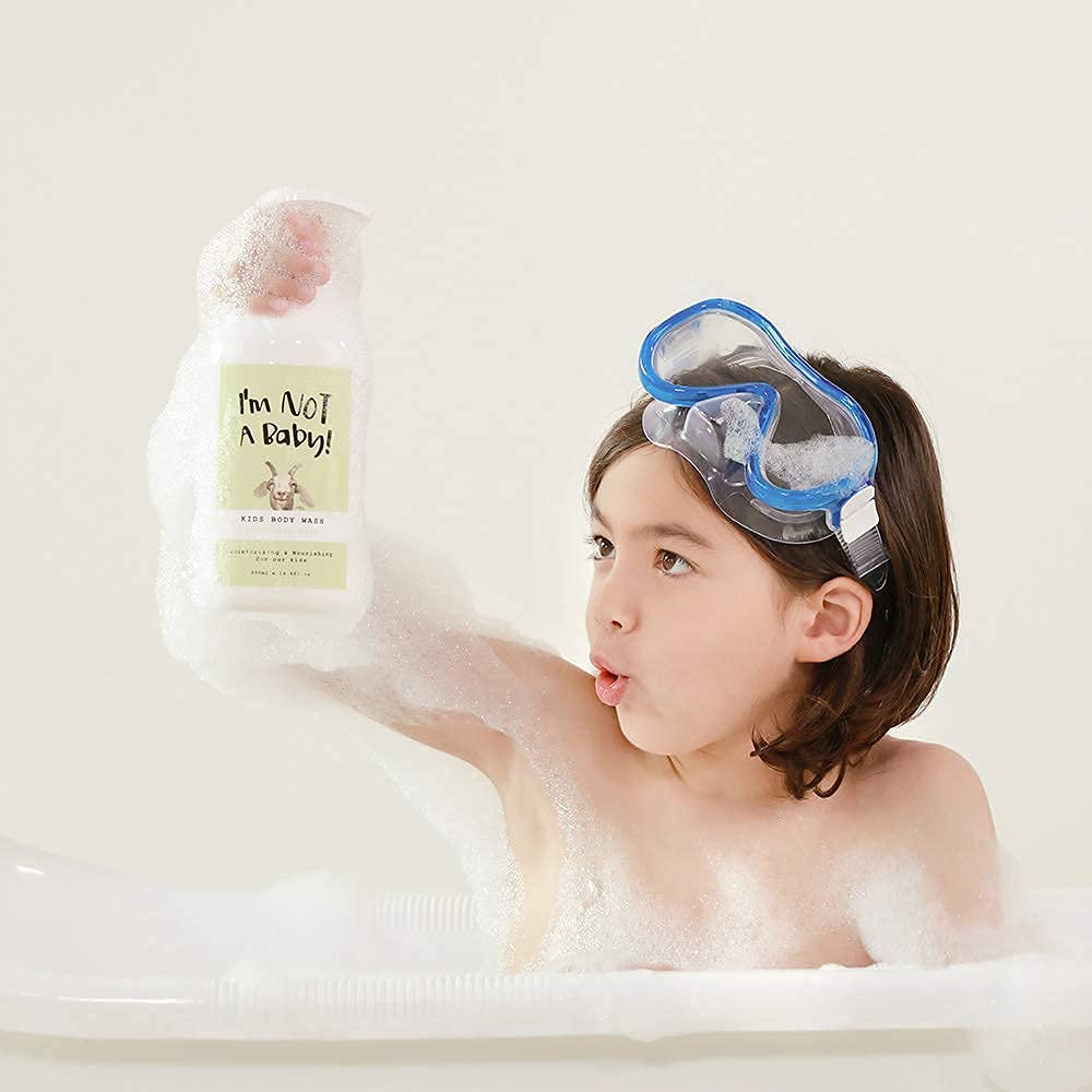 I'm NOT A Baby! Kids Body Wash– Dermatologist Tested, Allergen free, Cruelty-free, PETA, Gentle for