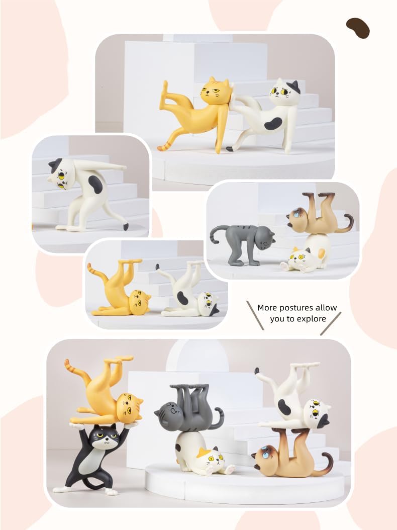 Cat You That Cat Blind Box Cute Figures 1PC Kawaii Random Design Collectible Toys Desk Accessories