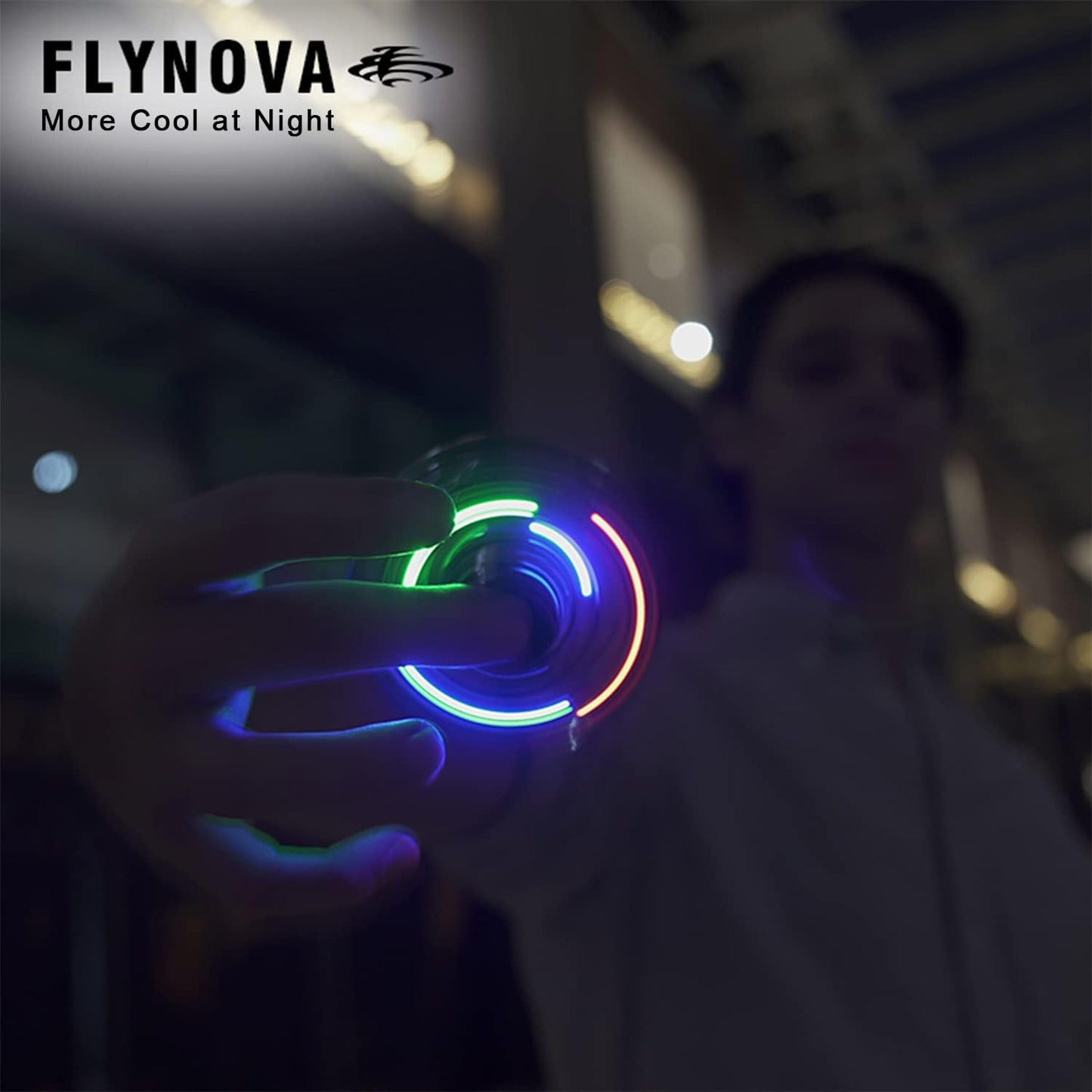 Cool Kids Light Up Toys,FLYNOVA Hand Operated UFO Drones,Mini Flying Orb with Lights,Hover Boomerang Fidget Spinner,Christmas Birthday Gifts For Boys Girls Teen 8 9 10 11+ Indoor Outdoor Fun Thing