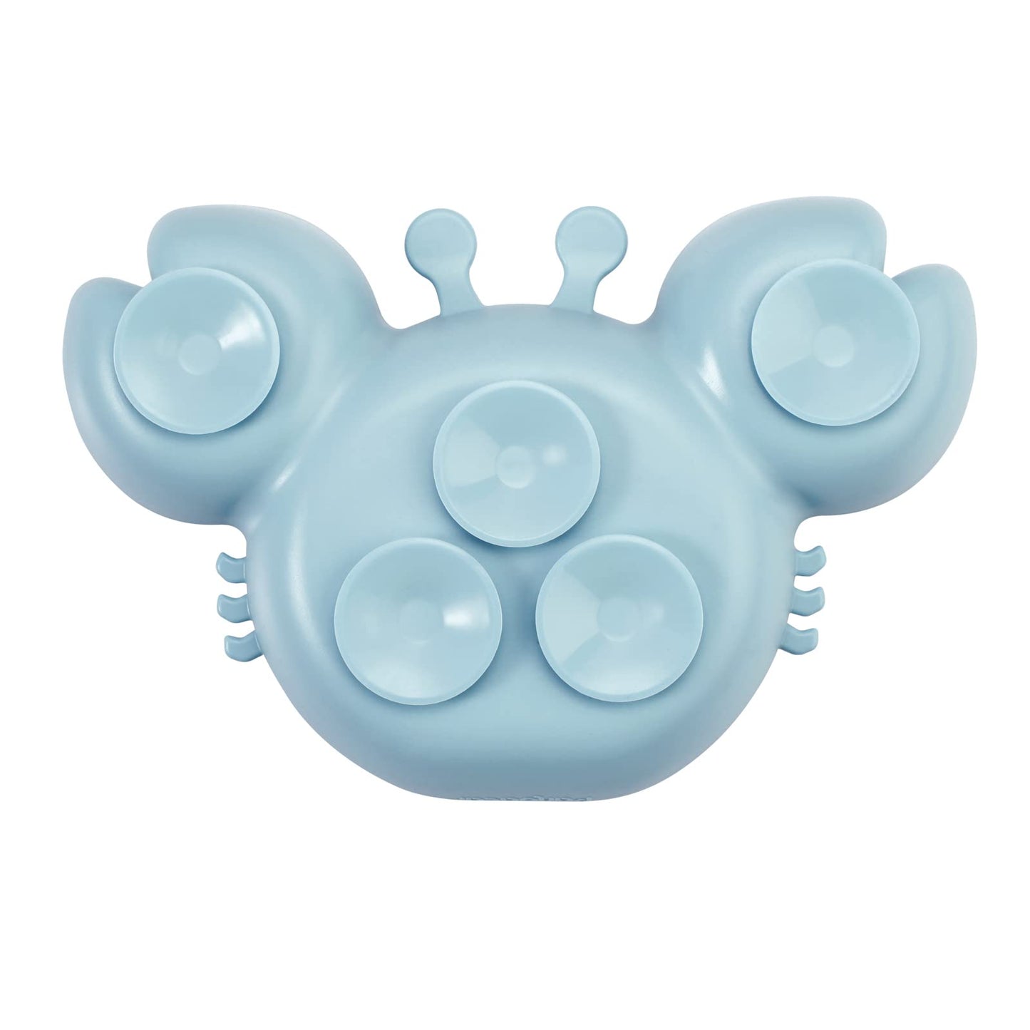 PandaEar 2 Pack Silicone Suction Plate for Baby, Divided Unbreakable Toddler Food Plate with 2 Pack