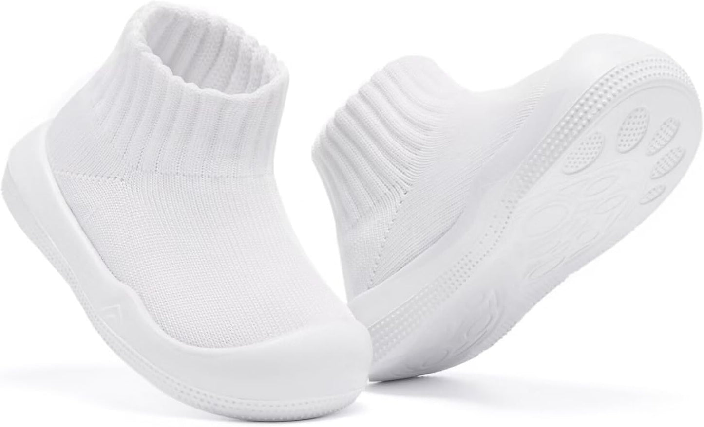 Eashi Baby Boy Girl Non-Skid Indoor Infant Walking Shoes Breathable Warm Elastic Sock Shoes with Memory Sole Protect Toes Outdoor Sneakers