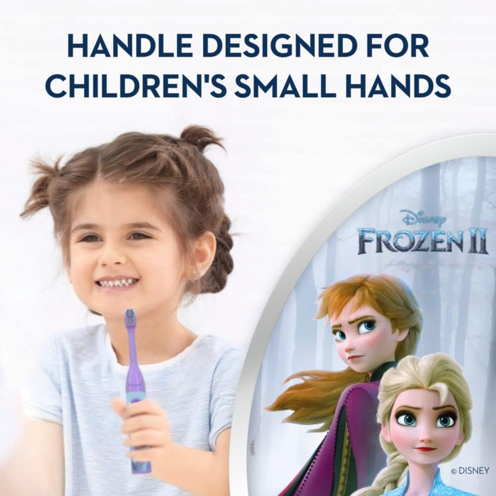 Oral-B Kids Battery Power Electric Toothbrush Featuring Disney's Frozen for Children and Toddlers