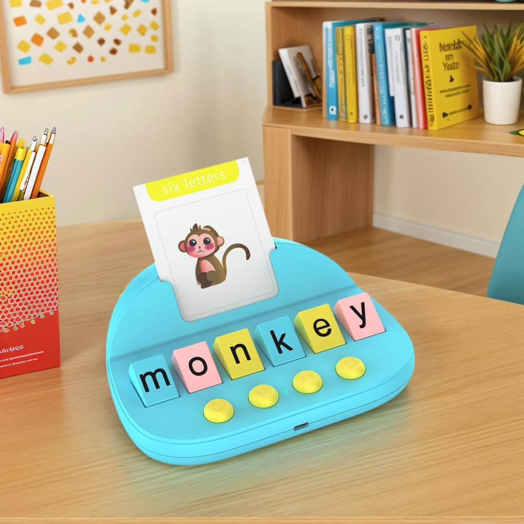 Phonics Flash Cards for Toddlers, Matching Letter Game Learning Toys for Kid, Autism Speech Therapy Materials 322 Sight Words,Boy Girl Birthday