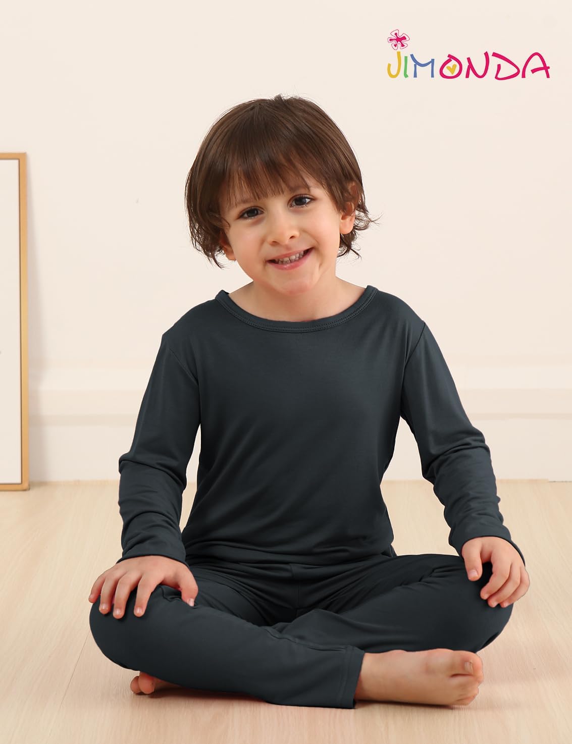 Jimonda Baby Boys Girls Pajama Sets Toddler Sleepwear Cool Jammies 2pcs Viscose from Bamboo PJs 18M-8Y