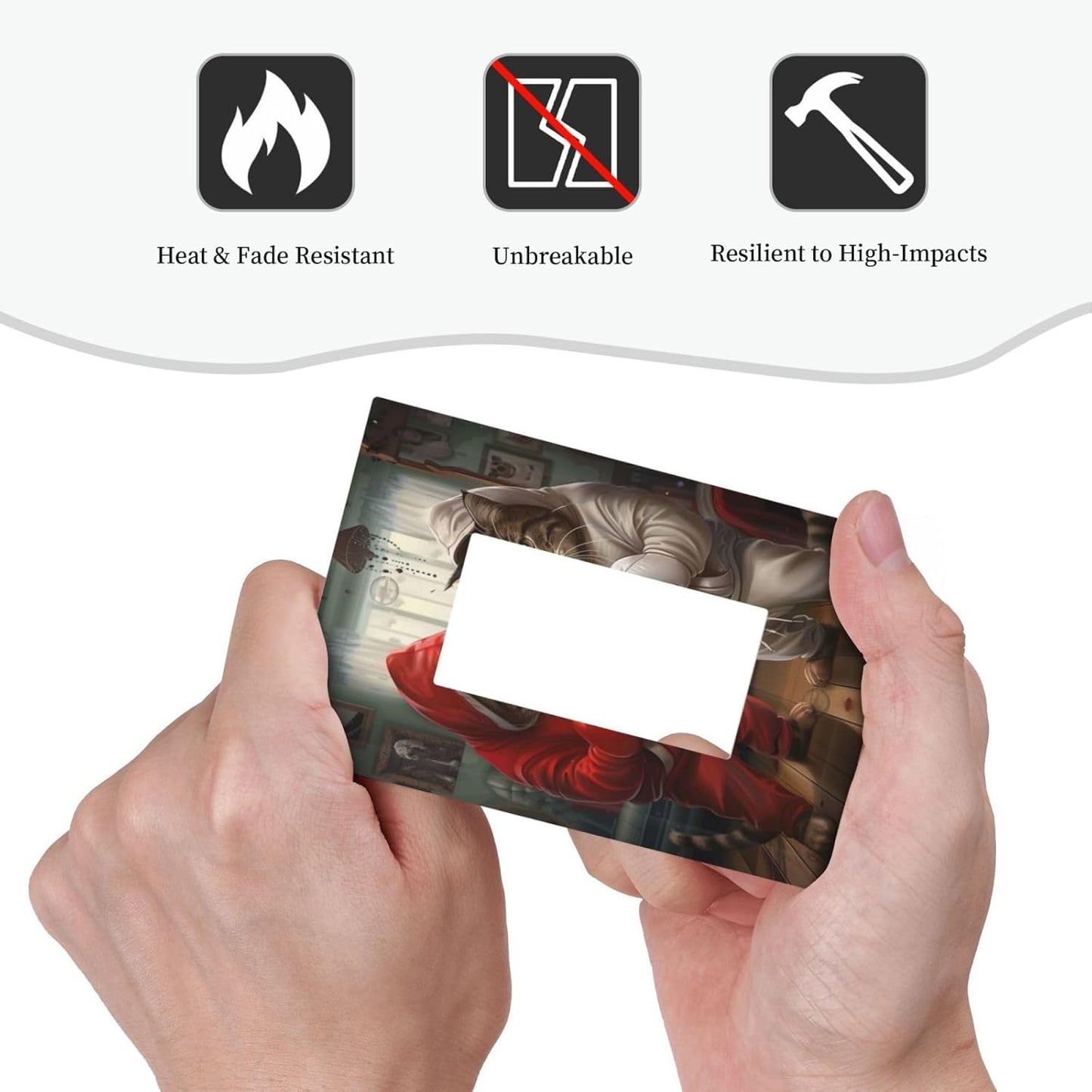 Decorative Outlet Covers Funny Red Boxing Cats White Tomcat 1 Gang Single Decora GFCI Device Light Switch Covers Plate 1 Rocker Wall Plate Jumbo Faceplate for Bedroom Home Decor