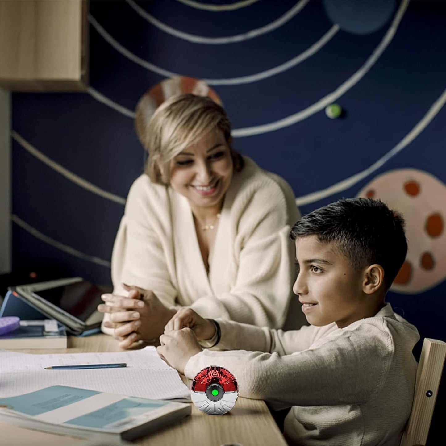 Cool Stress Ball Desk Toy Fidgets Spinner Toy Metal for Kids Adults, Luminous Finger Hand Spinner Ball, Stainless Steel Figit Toy Anti Stress ADHD EDC Fidgeting Ball Chirstams Birhtday Gift