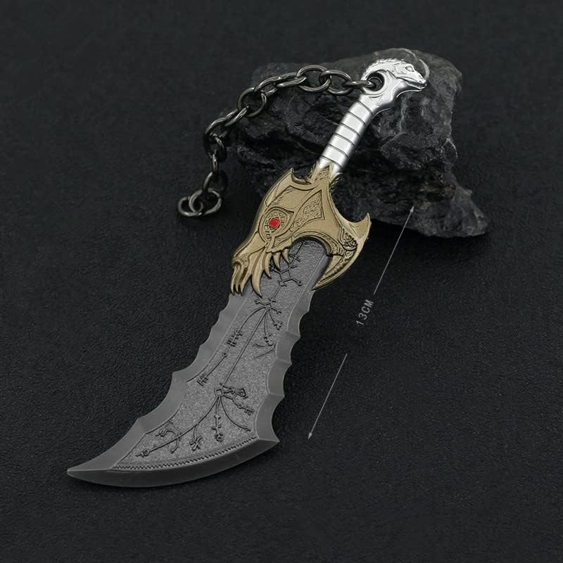 God of War Ragnarök Kratos Blades of Chaos Action Figures Game Toy Collection Keychain Desk Decoration Backpack Pendant Gift