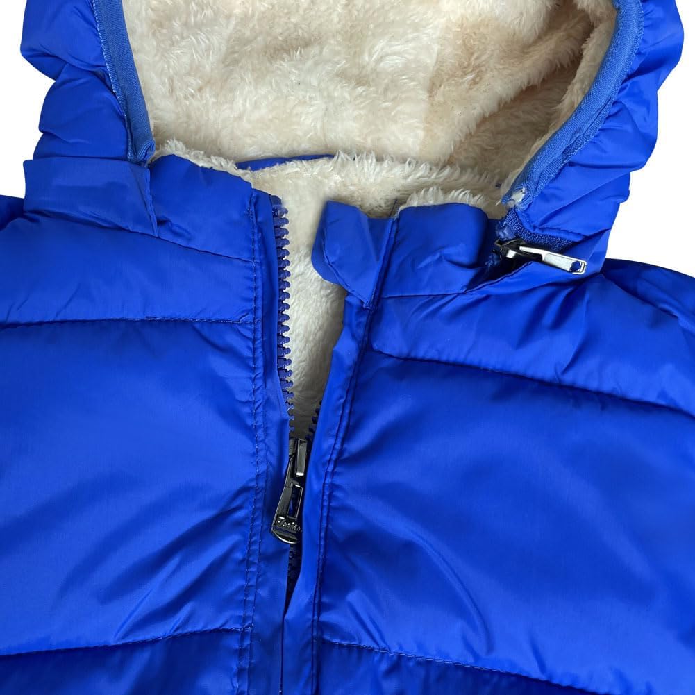 Baby Girls Boys' Winter Fleece Jackets With Hooded Toddler Cotton Dress Warm Lined Coat Outer Clothing