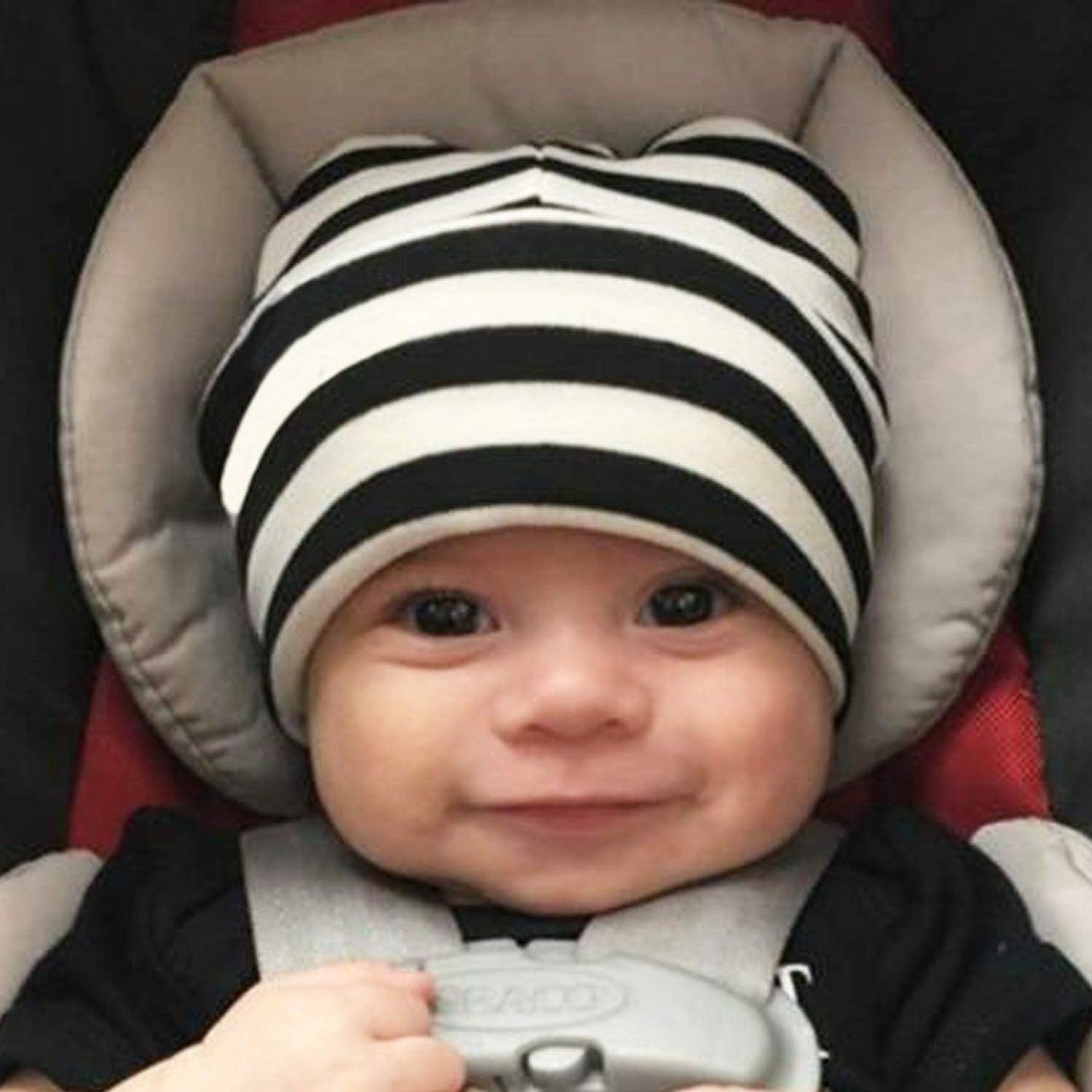 DRESHOW BQUBO 4 Pieces Baby Beanie Newborn Toddler Soft Cute Knit Hat Hospital Hats for Baby Boys Infant Cap Beanies