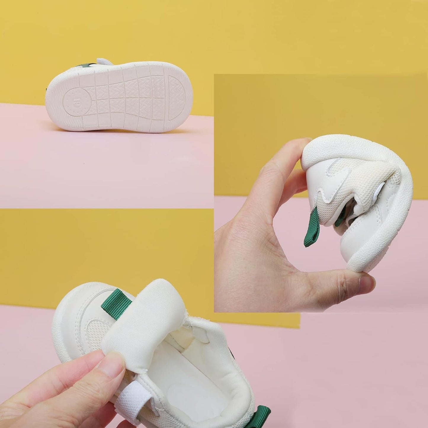 Baby Boy Girl Shoes Infant Non Slip Sneakers Breathable Lightweight Toddler First Walking Shoes 6 12 18 24 Months