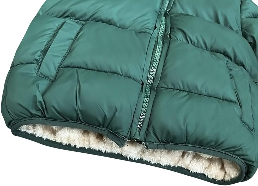 Baby Girls Boys' Winter Fleece Jackets With Hooded Toddler Cotton Dress Warm Lined Coat Outer Clothing