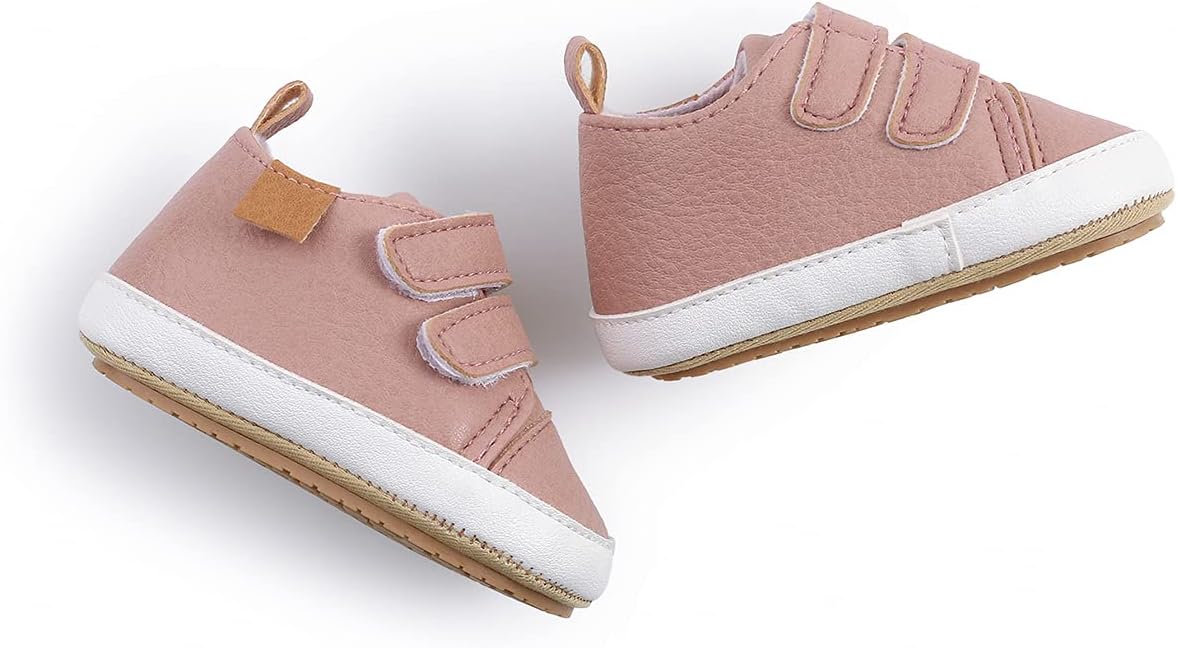 Baby Shoes Mary Jane Flats Non Slip Soft Sole Infant Toddler Sneakers First Walkers Party Christmas Dress Shoes