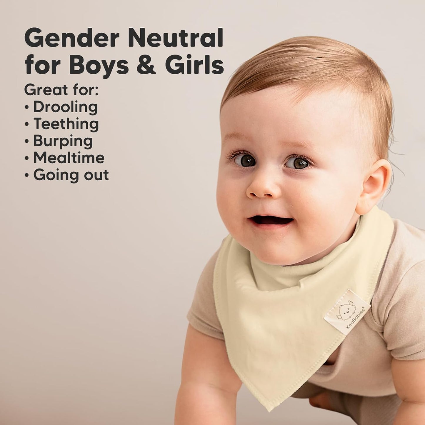 8-Pack Organic Baby Bandana Bibs for Girls - Super Absorbent Triangle Baby Bibs for Drooling and Teething Infant, 100% Cotton Extra Soft for Newborn, Infant 0-36 Months (Butterflies)