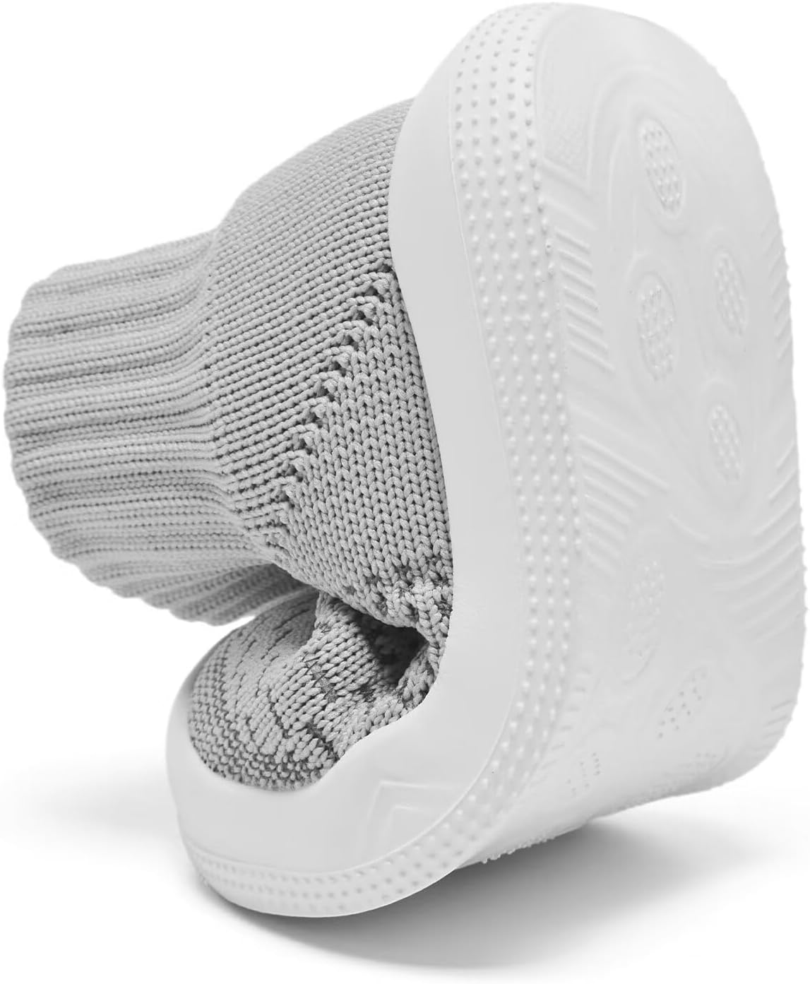 Eashi Baby Boy Girl Non-Skid Indoor Infant Walking Shoes Breathable Warm Elastic Sock Shoes with Memory Sole Protect Toes Outdoor Sneakers