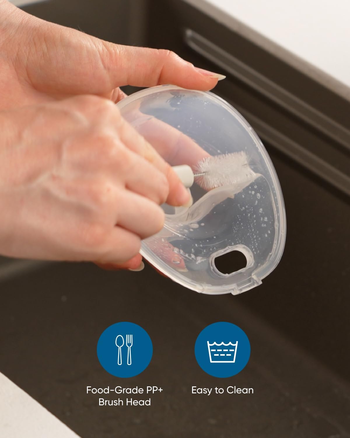 eufy Original Cleaning Brush (1-Pack) for Wearable Breast Pump E10/E20/S1/S1 Pro, Breast Pump