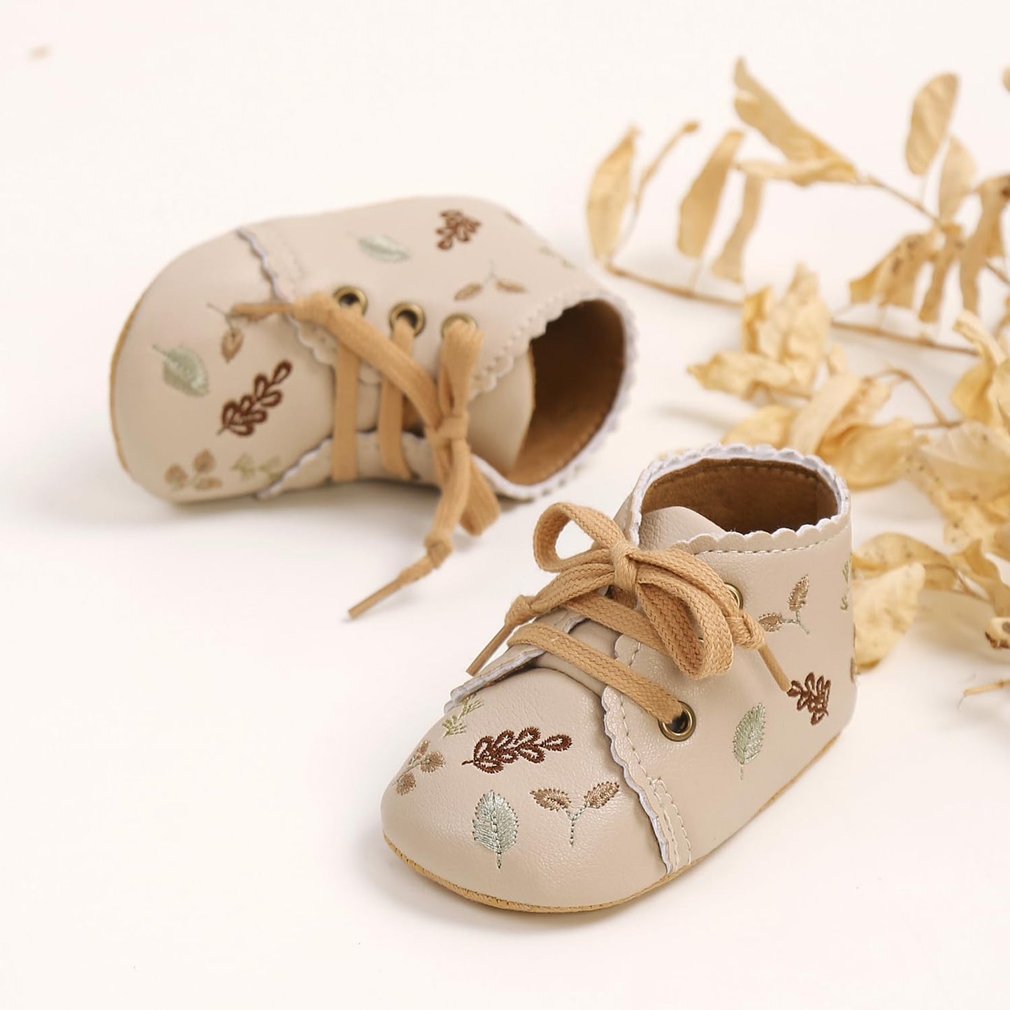 Baby Shoes Mary Jane Flats Non Slip Soft Sole Infant Toddler Sneakers First Walkers Party Christmas Dress Shoes