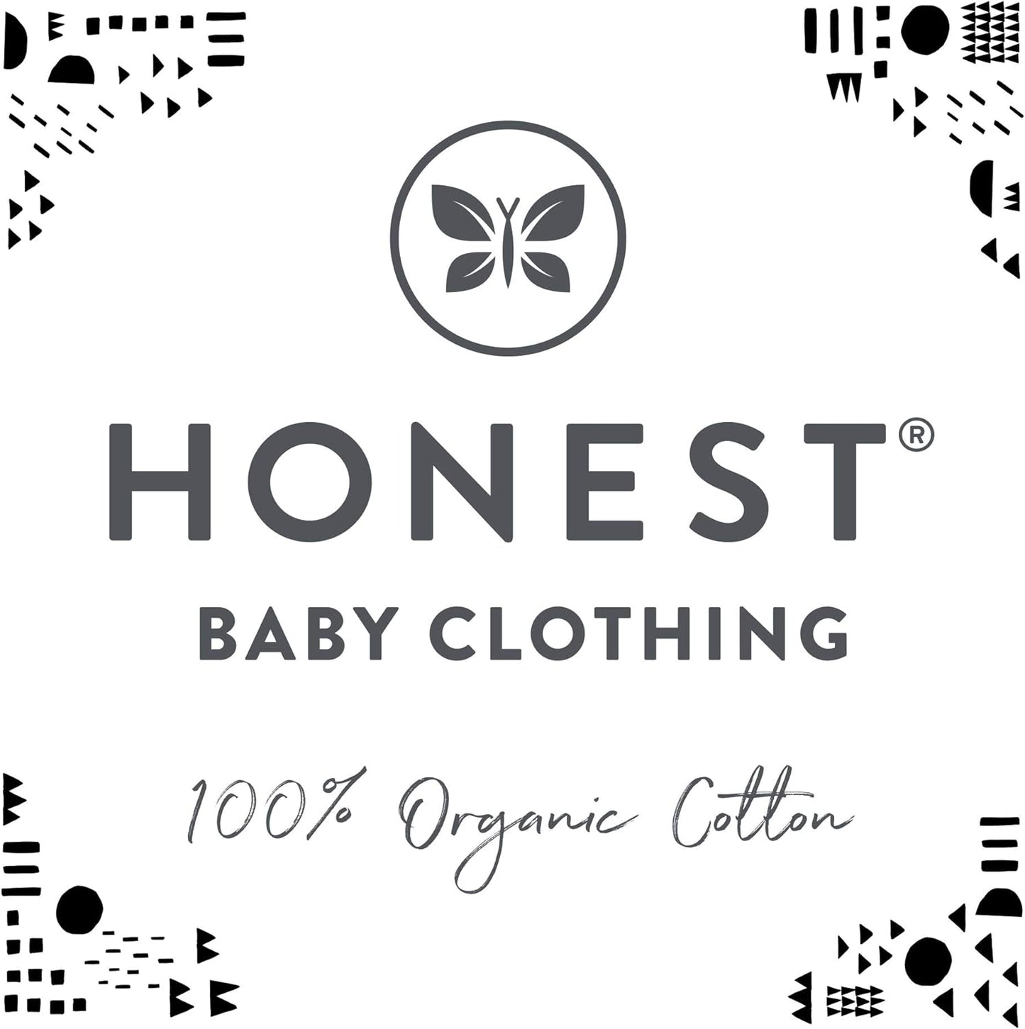 HonestBaby 3-pack Footed Pants Roomy Fit Pull on Bottoms 100% Organic Cotton for Infant Baby Boys, Girls, Unisex