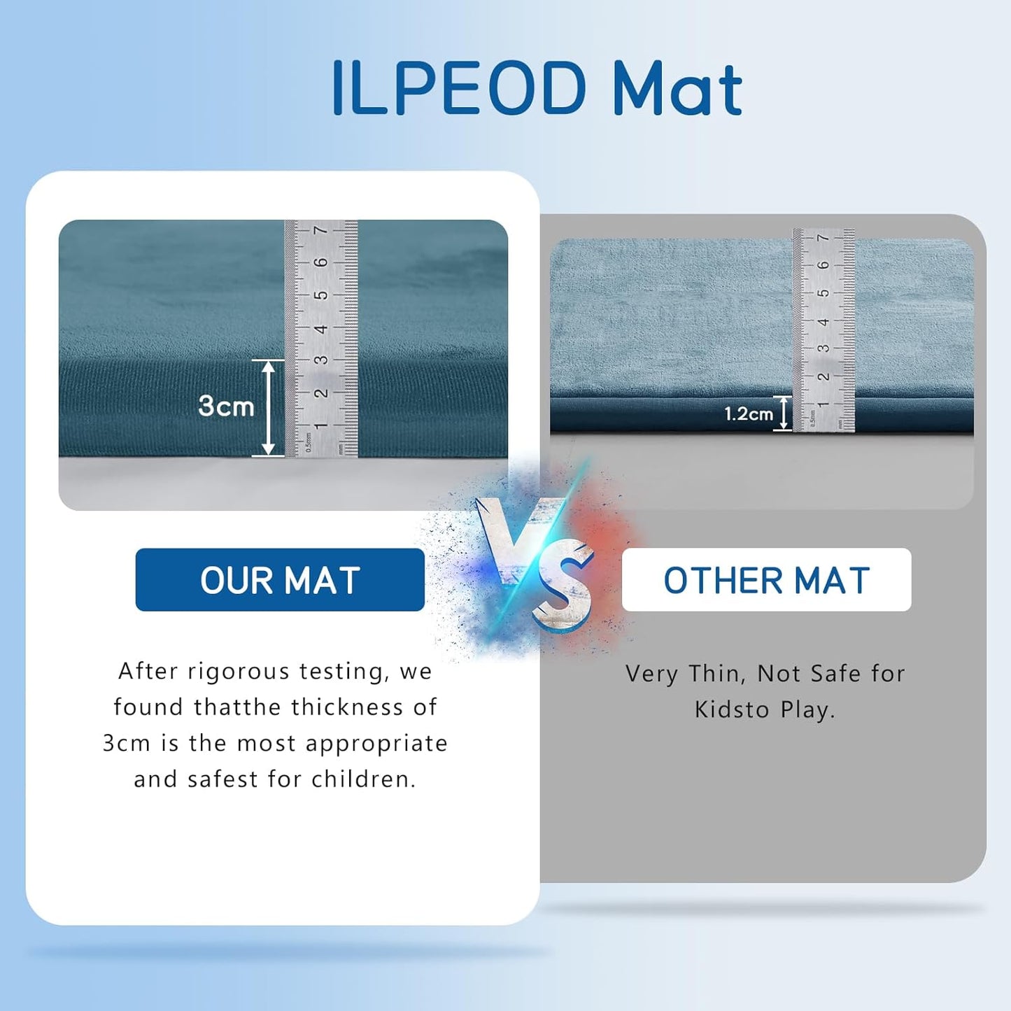 Baby Play Mat 1.2" Thick Memory Foam Nursery Rug Area Rug, 13’1” X 6’7” Yoga Mat Playmat Crawling Mat for Baby,Toddlers, Infants, Kids,Floor Mat Tatami Mat for Living Room with Non-Slip(Green)