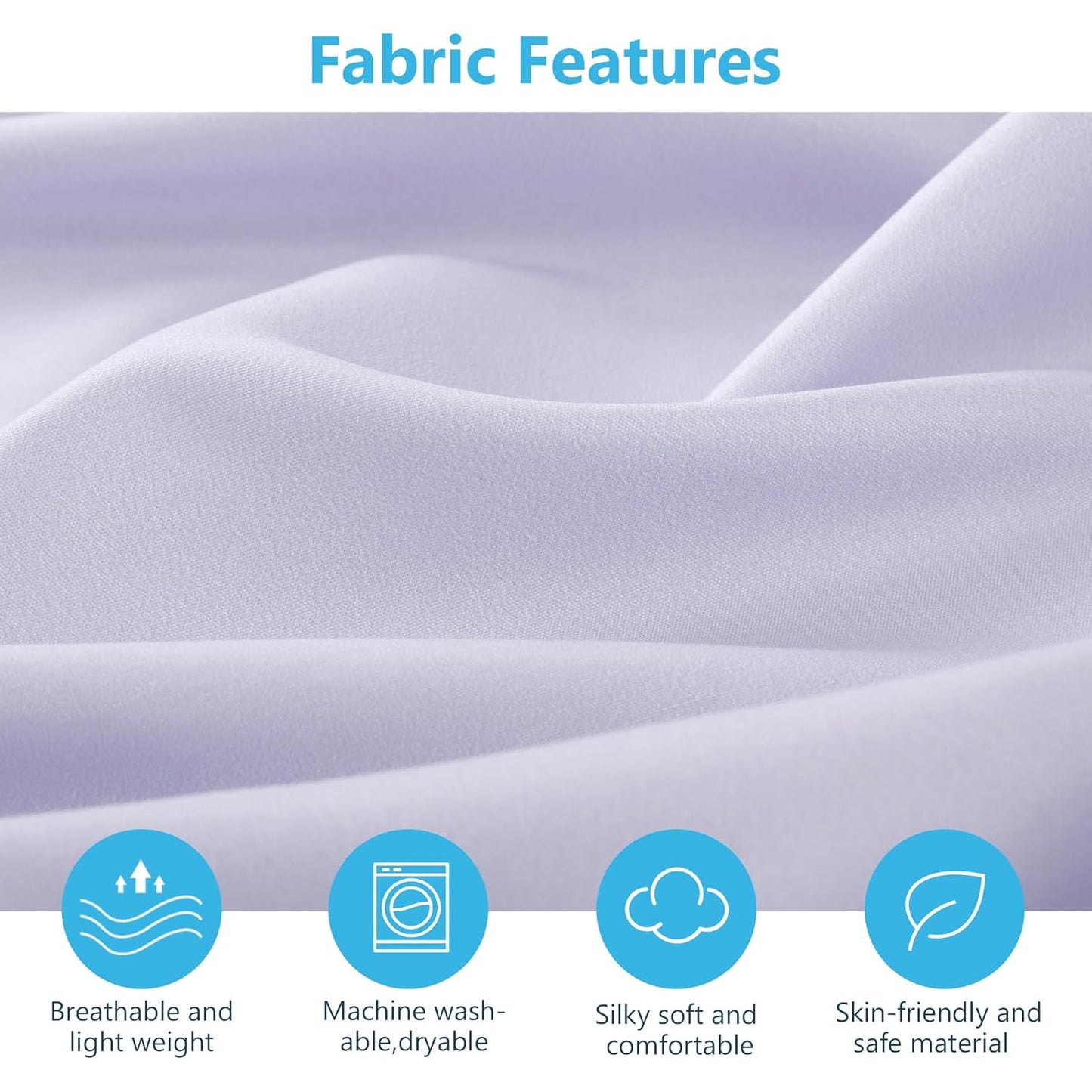 TILLYOU Baby Crib Sheets for Boys Girls, Super Soft Toddler Bed Sheets, 2 Pack Sheets for Standard