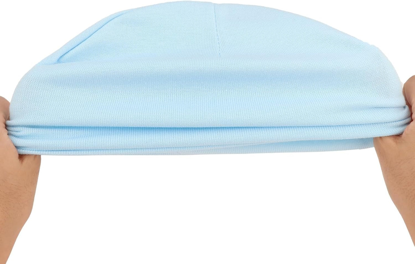 DRESHOW BQUBO 4 Pieces Baby Beanie Newborn Toddler Soft Cute Knit Hat Hospital Hats for Baby Boys Infant Cap Beanies