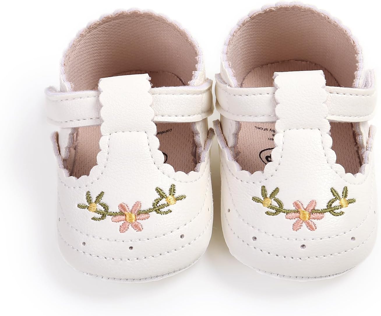 Baby Shoes Mary Jane Flats Non Slip Soft Sole Infant Toddler Sneakers First Walkers Party Christmas Dress Shoes