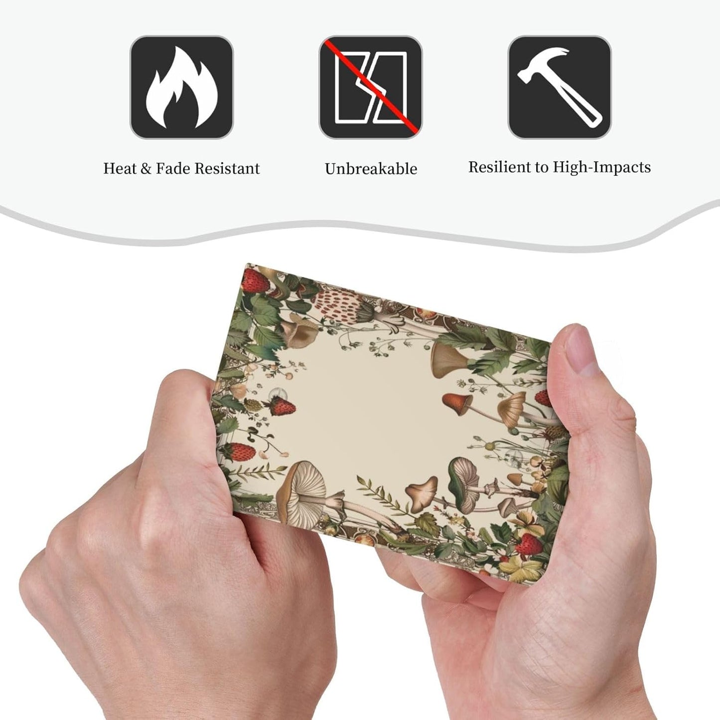 Decorative Switch Covers Plate Rustic Mushroom Garden Red Strawberry 1 Gang No Device Single Blank Outlet Covers Wall Plate Cover Light Switch Plate Electrical Faceplate for Bedroom Decor