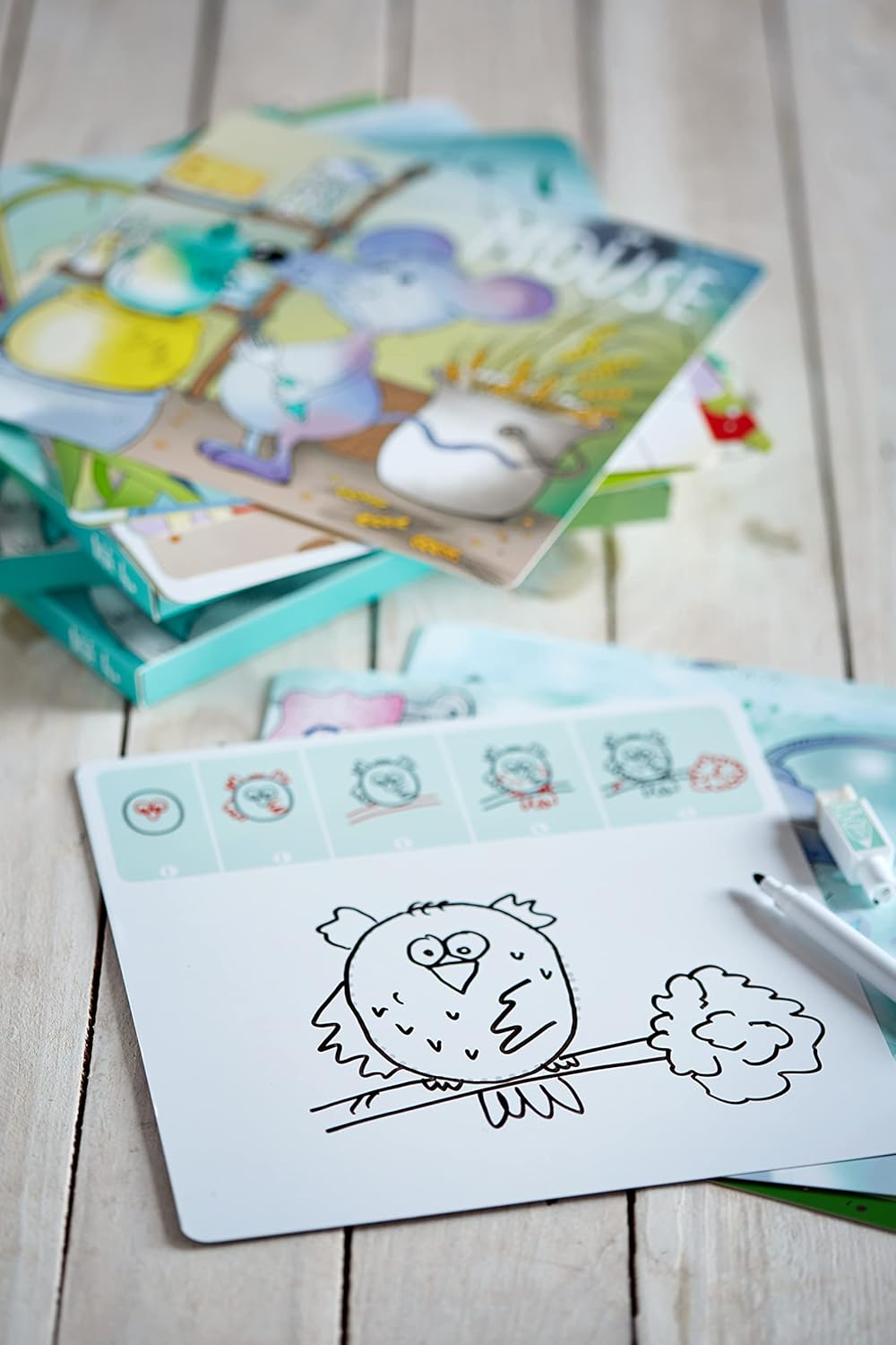 Drawing with Alphabet Learning Letters Tracing ABC Handwriting Toys Set Educational Game Birthday Gift for Preschool Activities Girl Boy 3-6 Years Old Kids