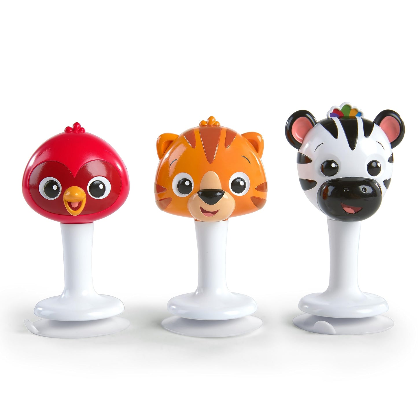Baby Einstein Rattle & Jingle Trio High Chair Suction Toys Take-Along Musical Rattle Set Age 6
