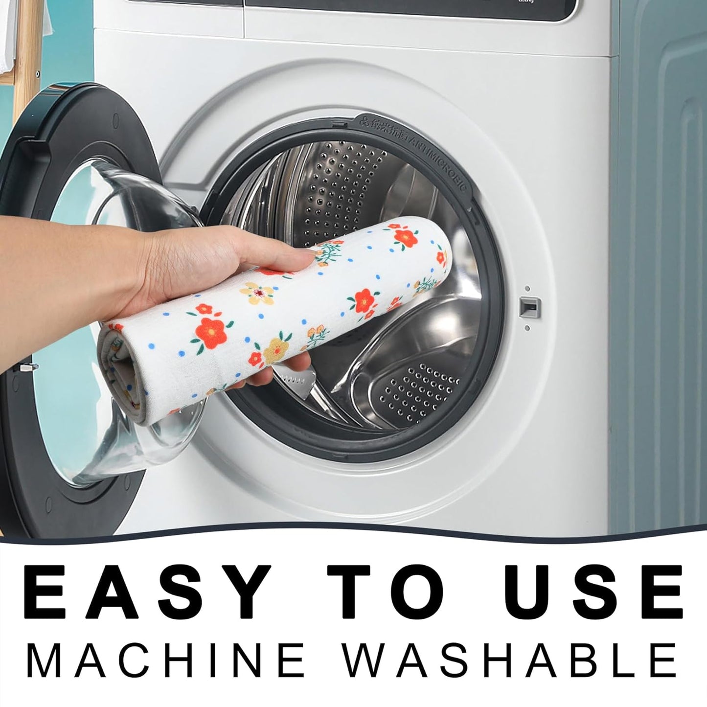 Baby Diaper Changing Pad, 19.7"x25.6" Waterproof Changing Pad Liners with 100% Muslin Cotton Front Top and Leather Back, Soft and Absorbent Portable Changing Mat for Travel, Changing Station