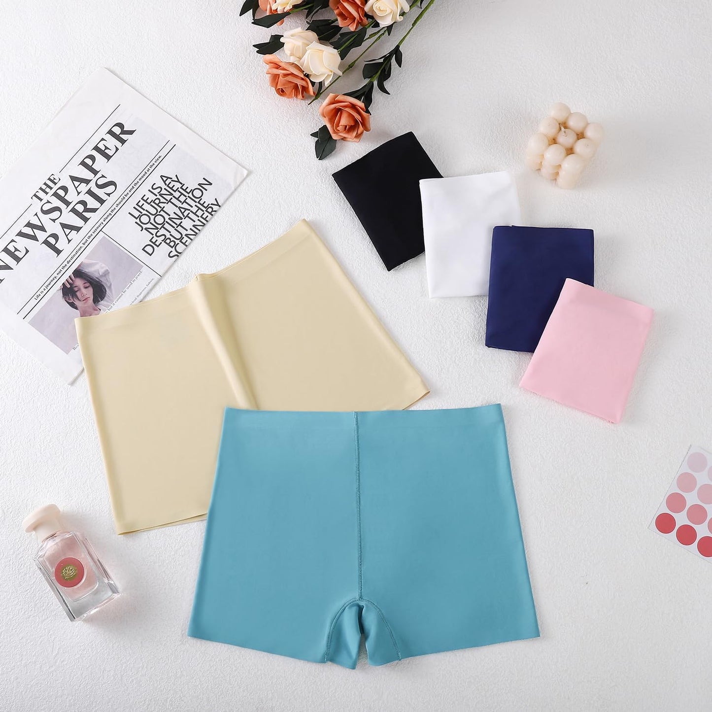 Demifill Teen Girls Seamless Boyshorts Underwear Tagless Boxer Pants No Show Panties for Teens Pack of 6 Multipack