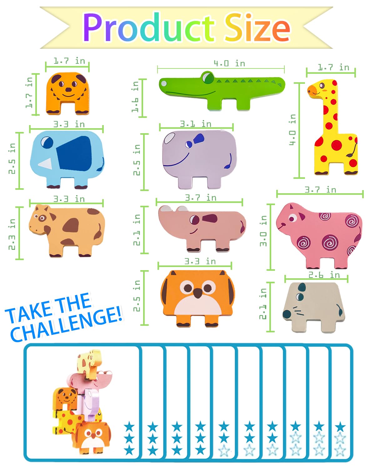 Vaiheng Toys for Toddlers 1-3, Montessori Toys for 1 2 3 4 Year Old Boys & Girls, Toy Age 2-4 0-2
