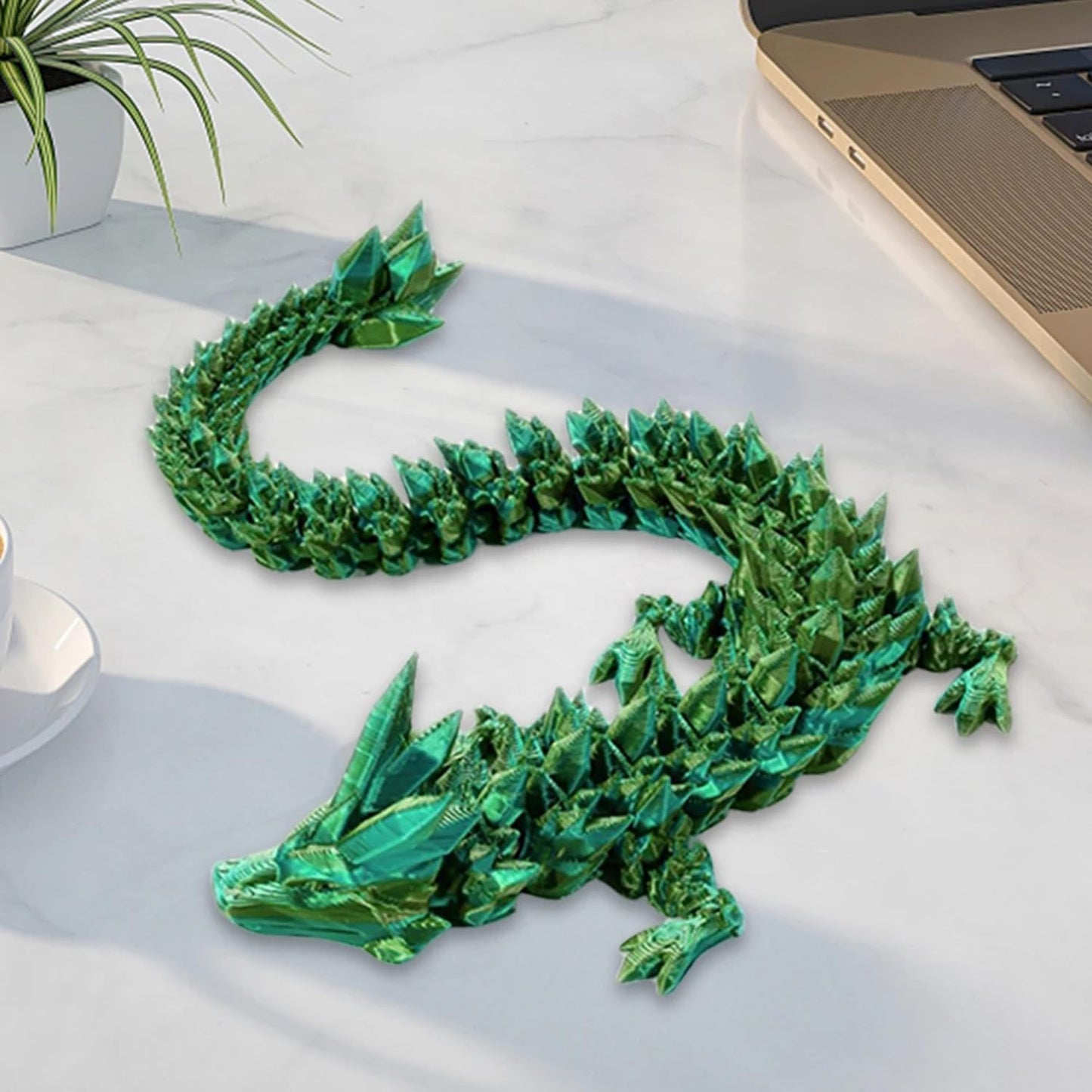 3D Printed Dragon-Flying Articulated Dragon|3D Printed Dragon Eggs with Dragon Inside|Eco-Friendly Crystal Dragon-Mystery Dragon Egg,Adults Fidget Toys for Autism ADHD (Flying Dragon/Laser Purple)