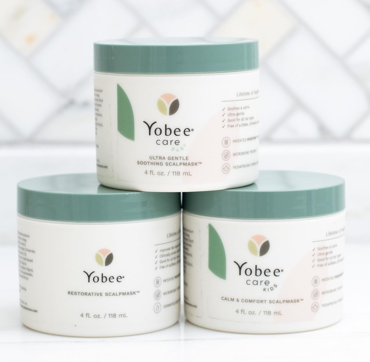Yobee Restorative Scalp Mask - Dry Scalp Treatment Hair Mask - Probiotic Extracts, Organic Honey
