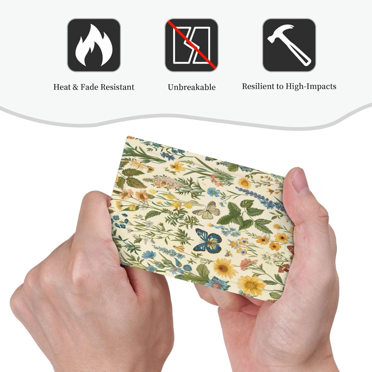 Decorative Switch Covers Plate Rustic Plant Garden Leaf Flower Butterfly 1 Gang No Device Single Blank Outlet Covers Wall Plate Cover Light Switch Plate Electrical Faceplate for Bedroom Decor