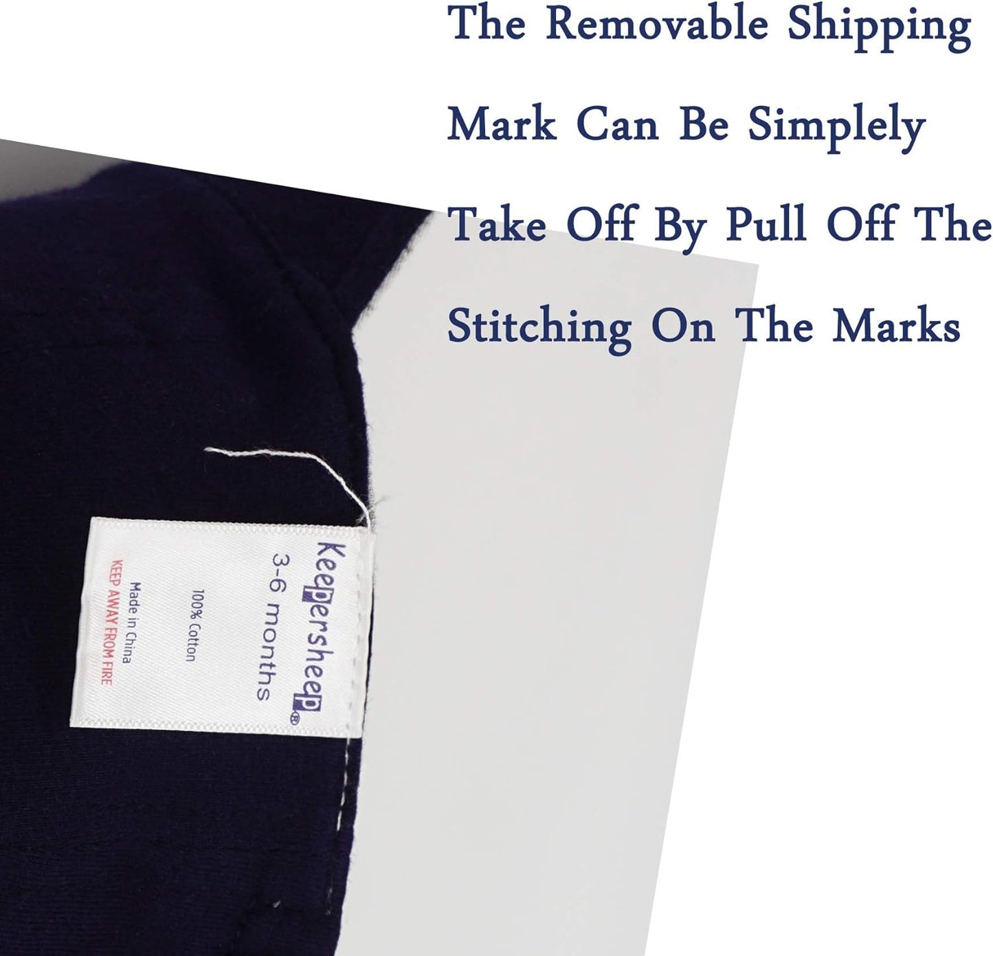 Keepersheep Baby Reversible Baseball Cap Infant Sun Hat, Cotton Knit Soft Brim for Infant Toddler, Summer Outdoor Unisex