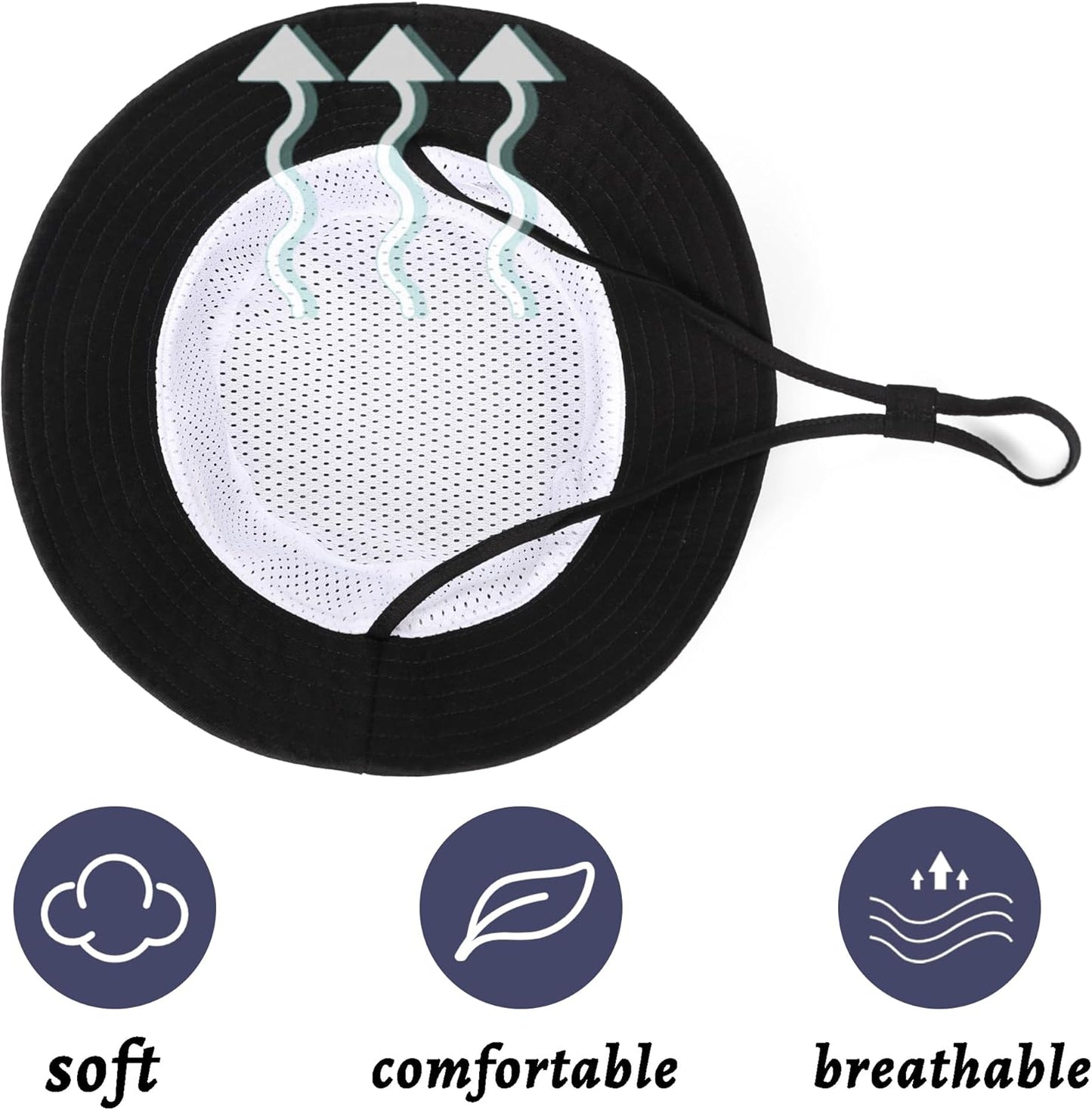 LPMOERA Baby Sun Hat Baby Boy Toddler Bucket Hats UPF 50+ for Baby Girls Boys Infant Beach Hat