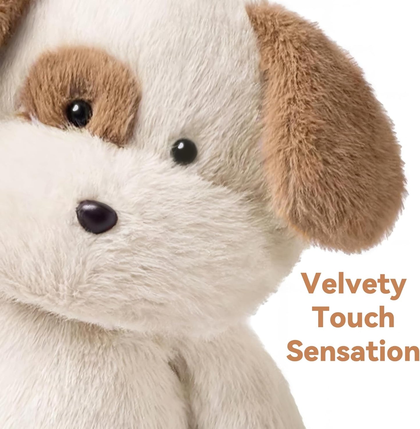 iPlay, iLearn Dog Stuffed Animal, Soft Plush Baby Toy, Infant 18" Big Cute Fluffy Puppy Toy, Ultra Soft Nursery Bedtime Huggable Birthday Gifts for Toddlers Girls Boys Kids Age 0 and up