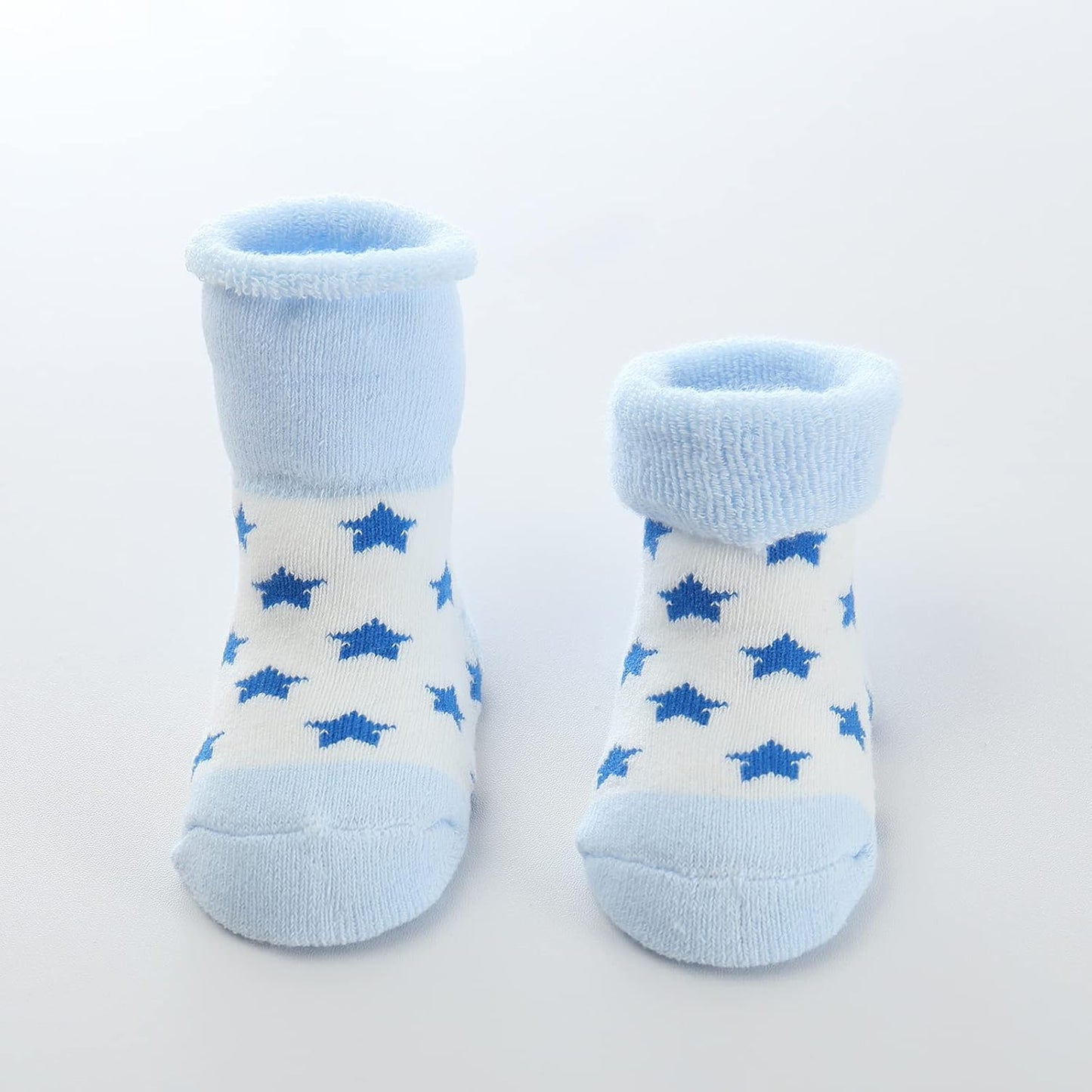 Newborn Baby Boy Girl Caps Mittens Socks Set Cotton Baby Essentials Accessories (Hats+Gloves+Socks)
