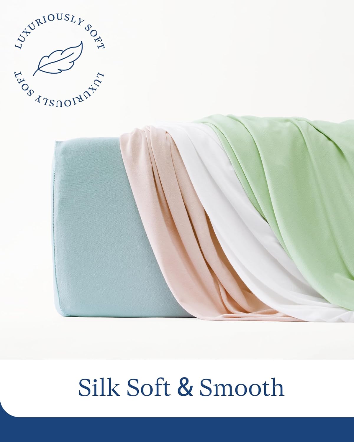 Supersoft Crib Sheets for Boys Girls, Premium Bamboo Viscose Buttery Soft Crib Mattress Fitted Sheet, Stretchy Knit Baby Sheet, Silky Comfort Baby Bed Sheets 28x52x9 Extra Deep Pocket
