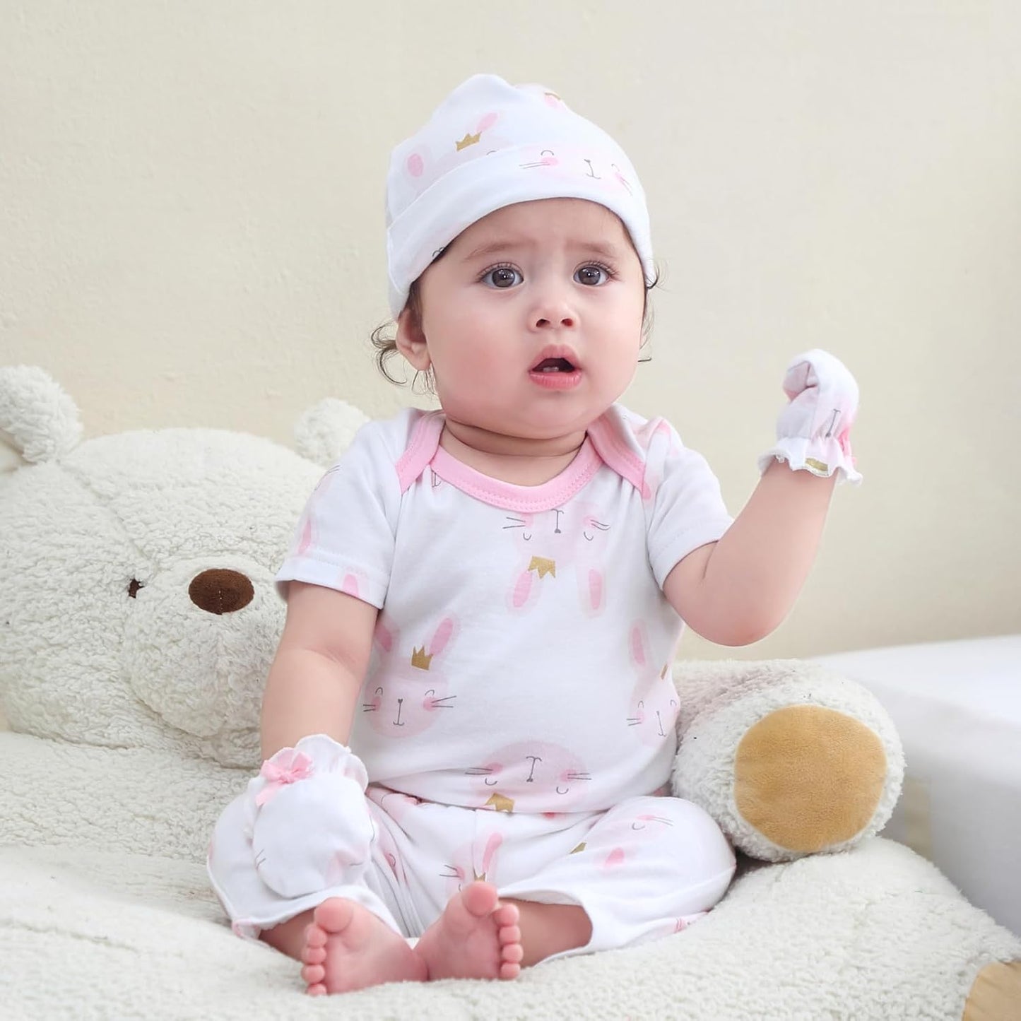 Baby Bodysuit and Pant Set 10-pcs Cotton Soft Newborn Boy Girl Clothes Outfits