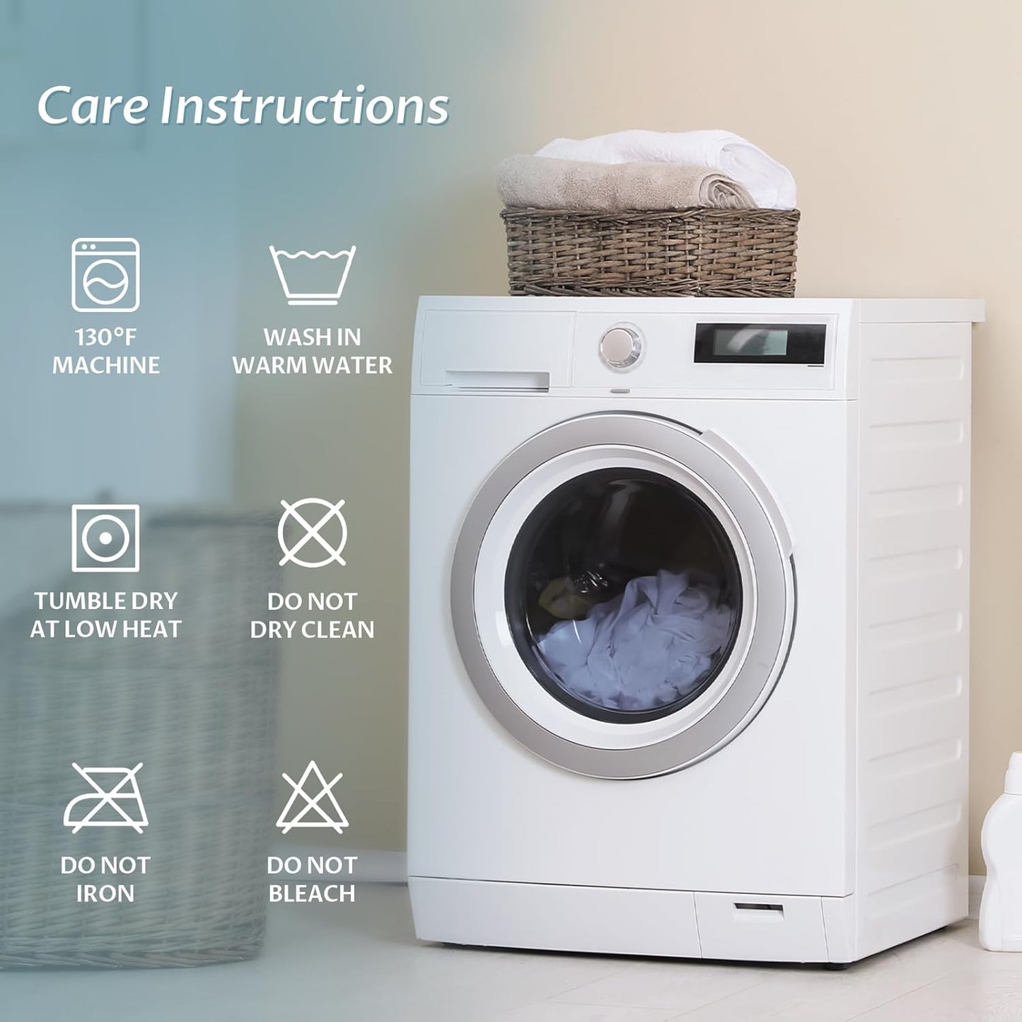 California King Size Waterproof Mattress Protector Fitted Quilted Mattress Pad Cover with Deep Pocket Up to 18''