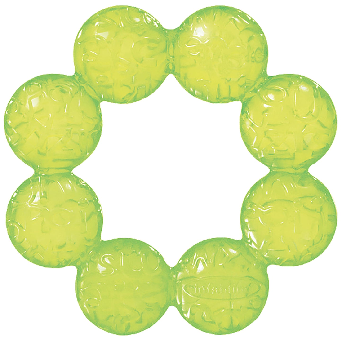 Infantino Water Teethers, Cooling & Massaging Relief, Lime/Blue, 3-Pack