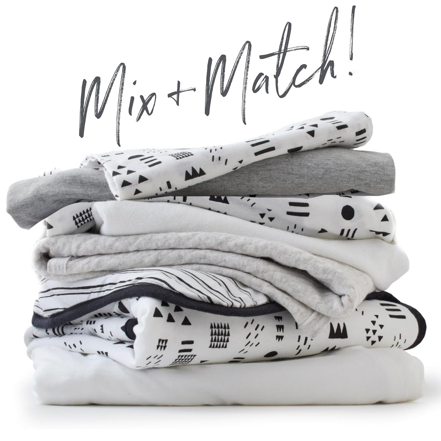 HonestBaby Unisex-Baby Fitted Crib Sheets Set Standard Mattress, 100% Organic Cotton Baby Boys