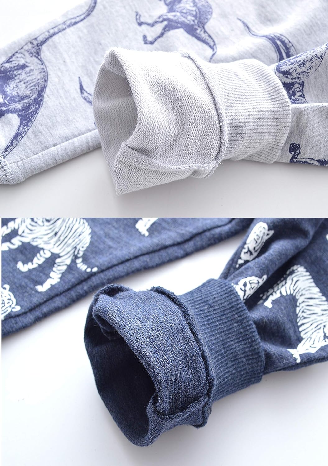 HUAER& Baby Boy's Jogger Pants Dinosaur Car Drawstring Elastic Sweatpants