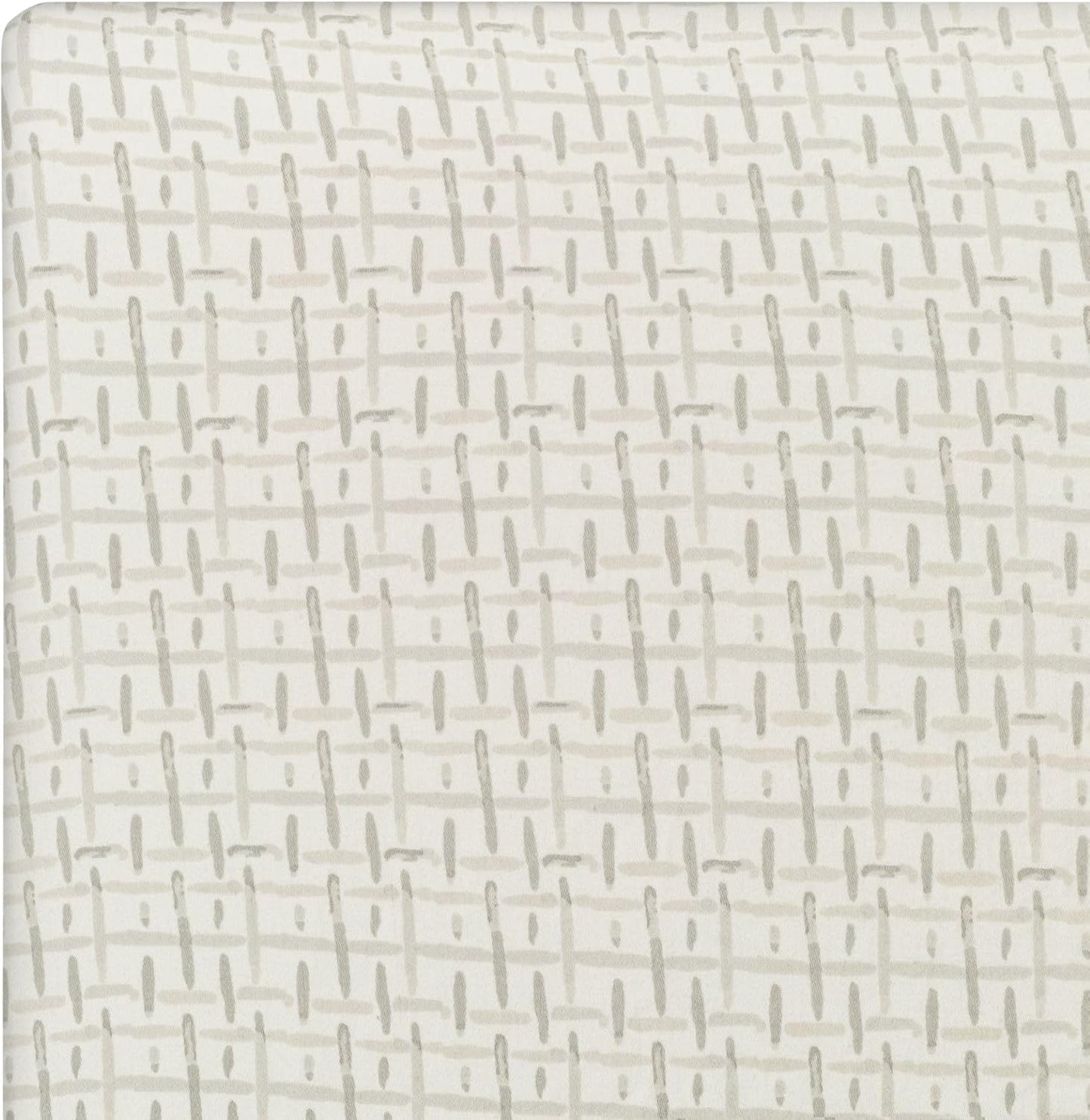 Crane Baby Crib Sheet, Neutral Hashtag Crib Sheets & Toddler Sheets, 100% Cotton Crib Sheets for