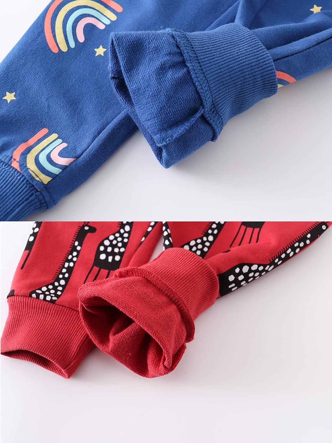 HUAER& Baby Boy's Jogger Pants Dinosaur Car Drawstring Elastic Sweatpants