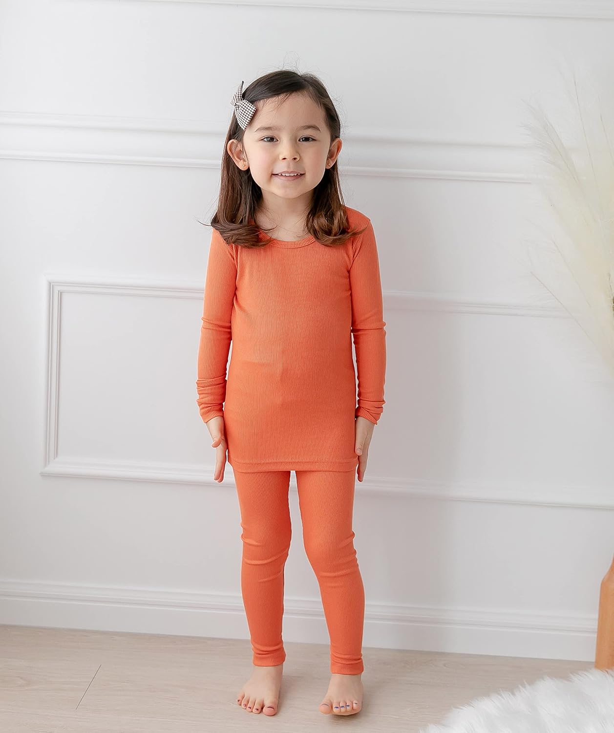 AVAUMA Baby Boys Girls Pajama Set Kids Toddler Snug fit Ribbed Sleepwear pjs for Daily Life Style