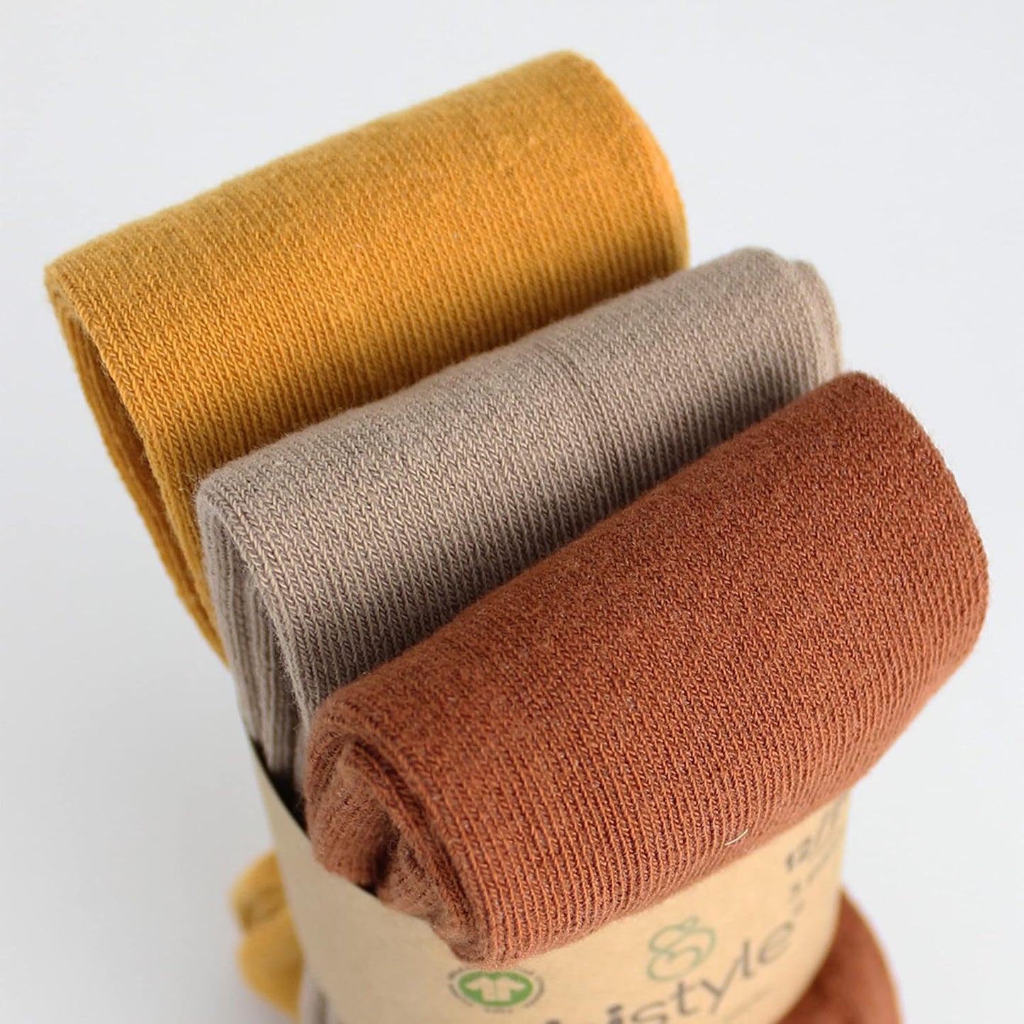 bistyle Baby Girls Tights Thick Leggings Soft | Warm Organic Cotton Stockings Pantyhose | Newborn Infant Toddler 3 Pack