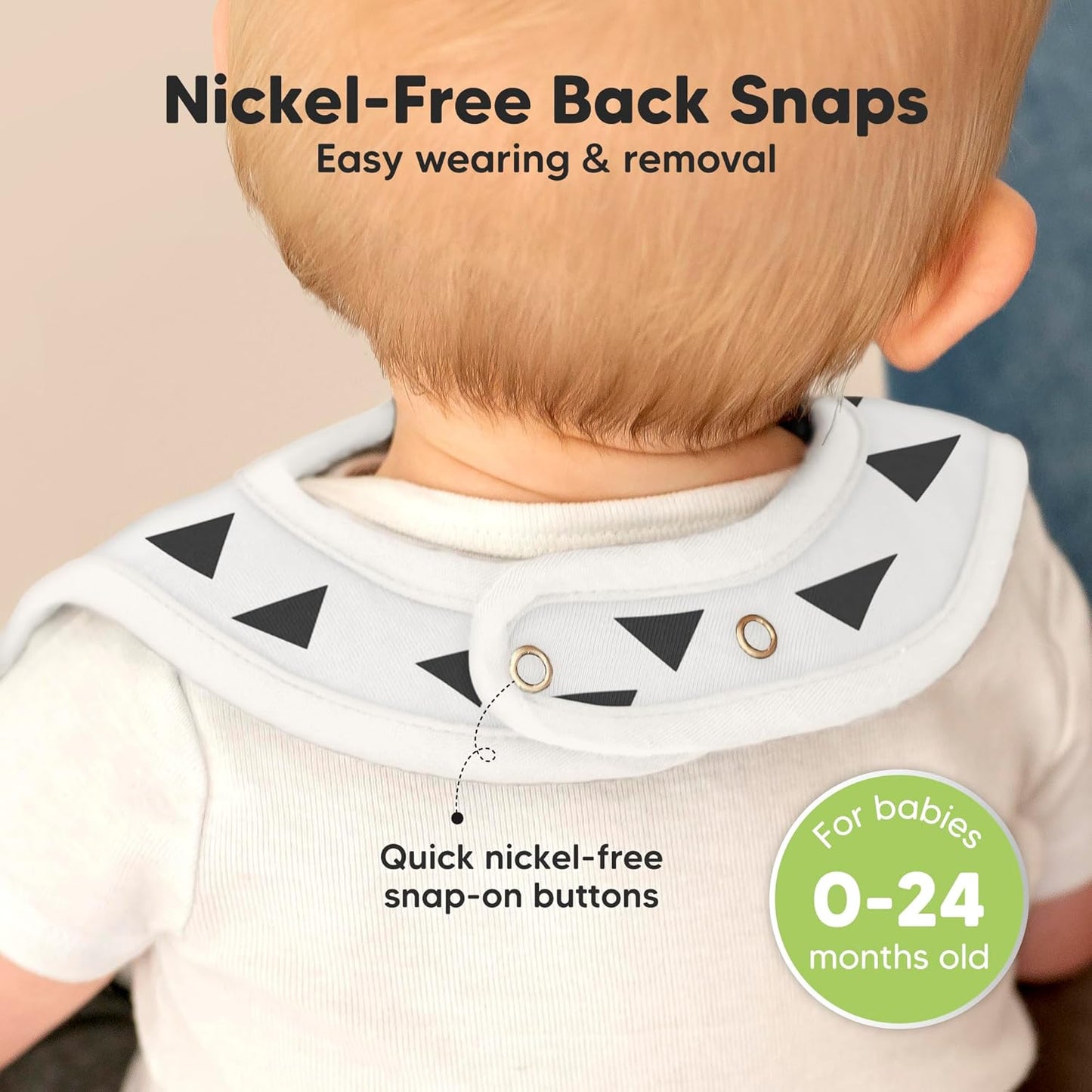 KeaBabies 8-Pack Organic Baby Bibs for Boys, Girls - Super Absorbent Cotton Drool Bibs for Baby Girl & Boy, Teething Toddler, Drooling Newborn, Ultra Soft & Machine Washable (Crossroads)